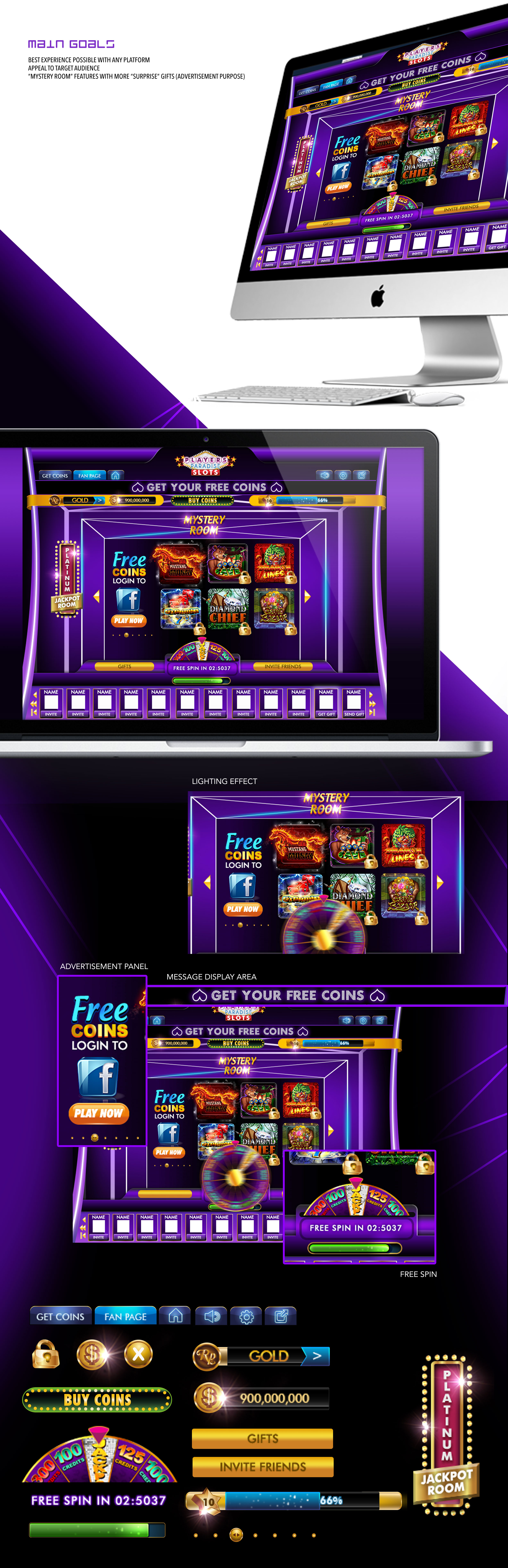 Online Slot Gaming User Interface Design Proposal